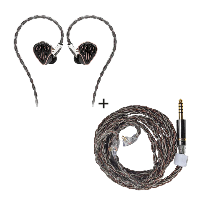 HIDIZS MS5 4BA 1DD Hybrid 5 Units HiFi In-Ear Monitors Earphones - Image 3