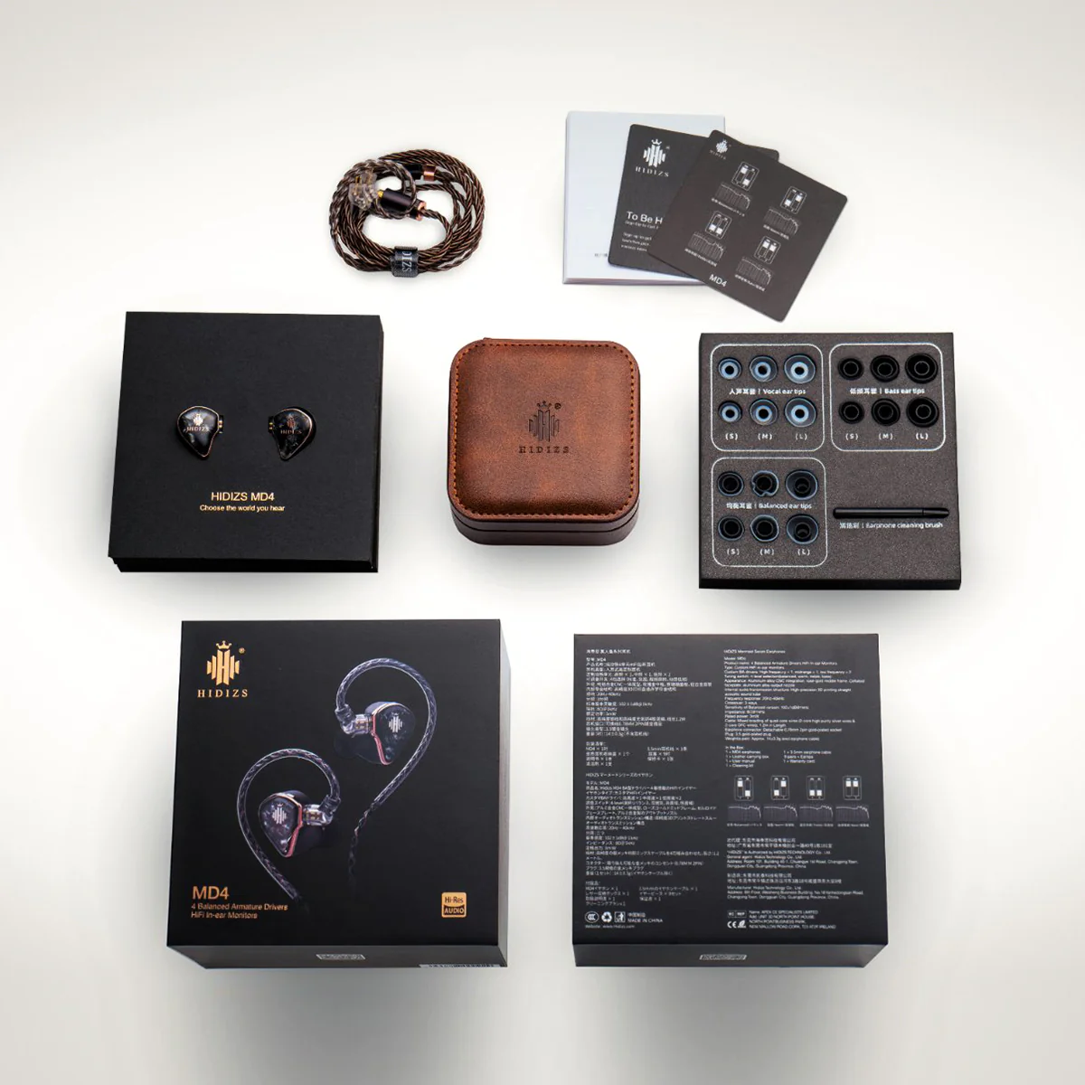 HIDIZS MD4 4 Balanced Armature Drivers HiFi In-ear Monitors - Image 6